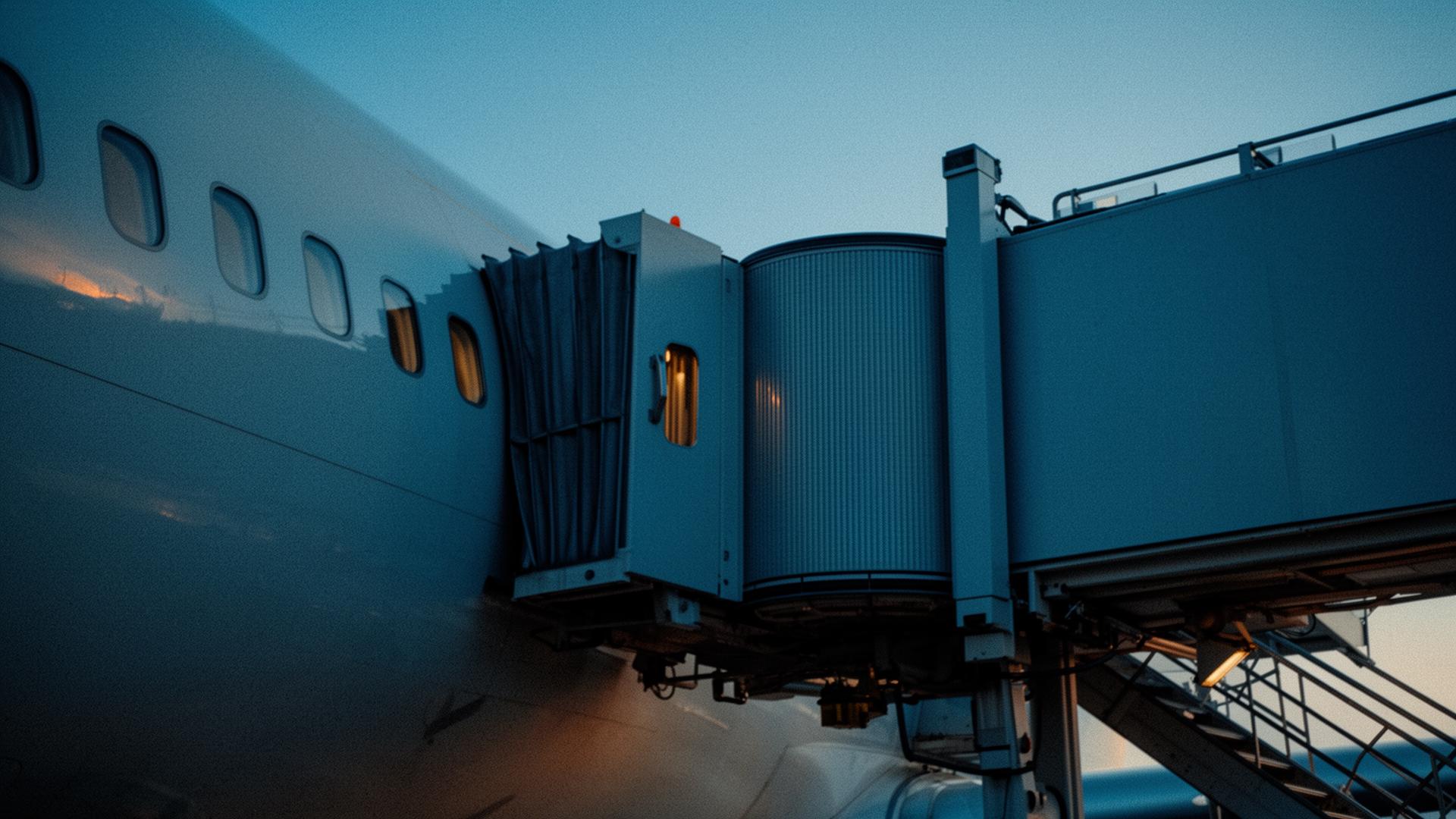 Load Control — Jet bridge at the gate, Copenhagen Airport